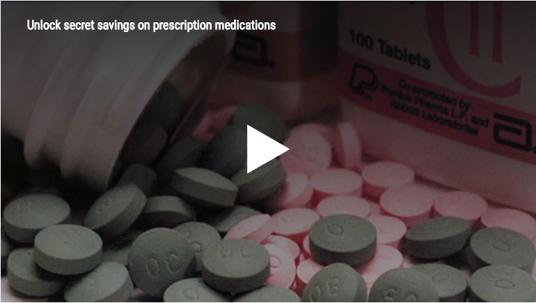 Unlock secret savings on prescriptions
